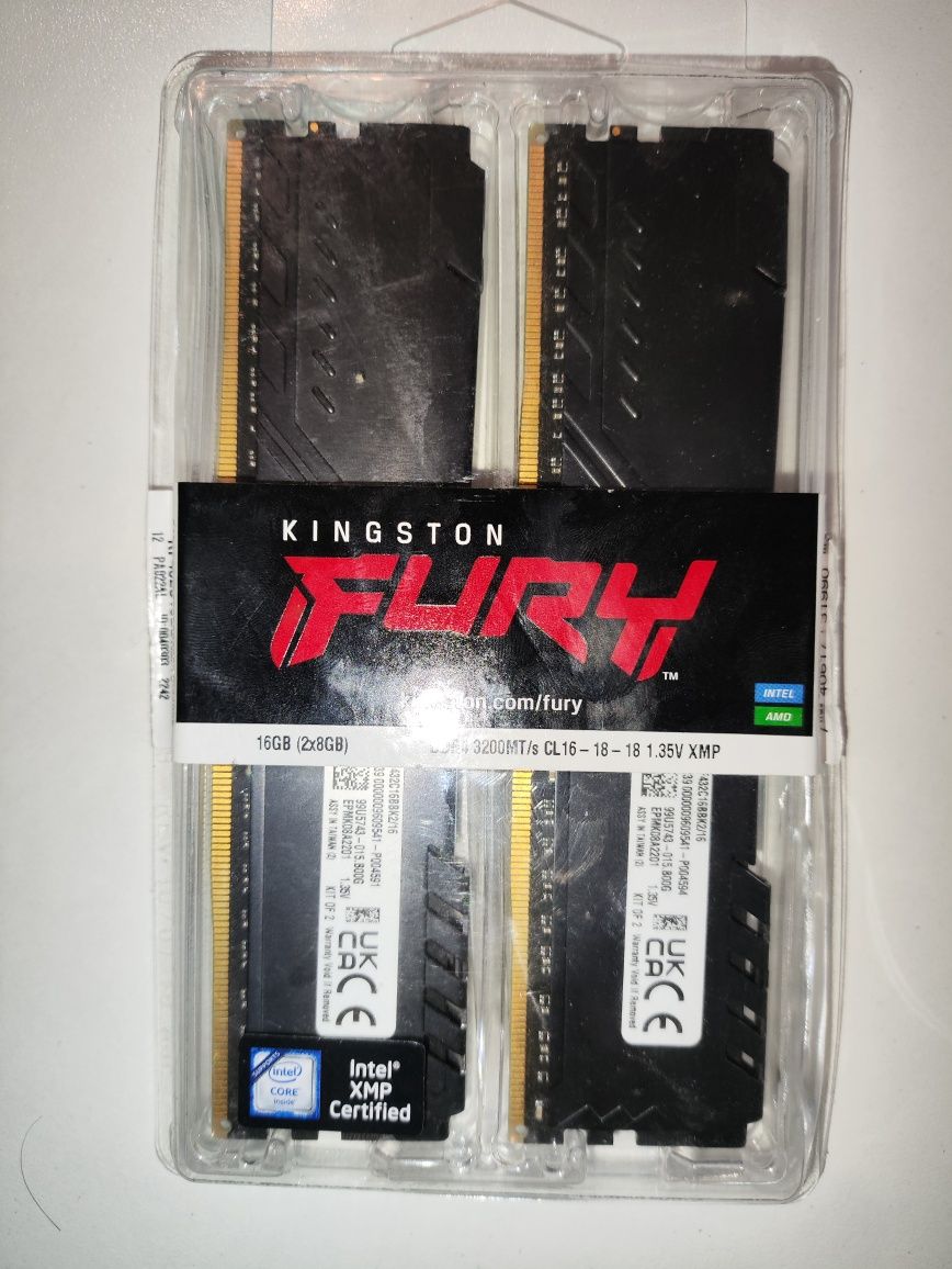 Оперативная память Kingston Fury Beast DDR4-3200 16GB