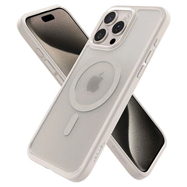 Etui Spigen Ultra Hybrid Mag z MagSafe na iPhone 15 Pro - matowy tytan