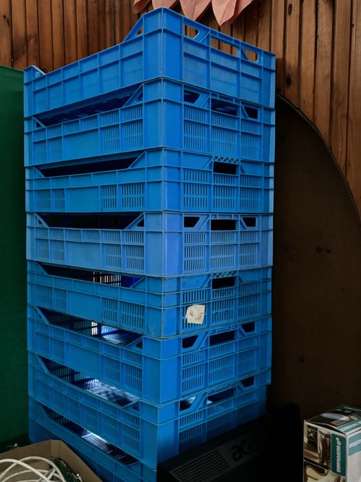 Pojemnik skrzynka niebieska do zywnosci