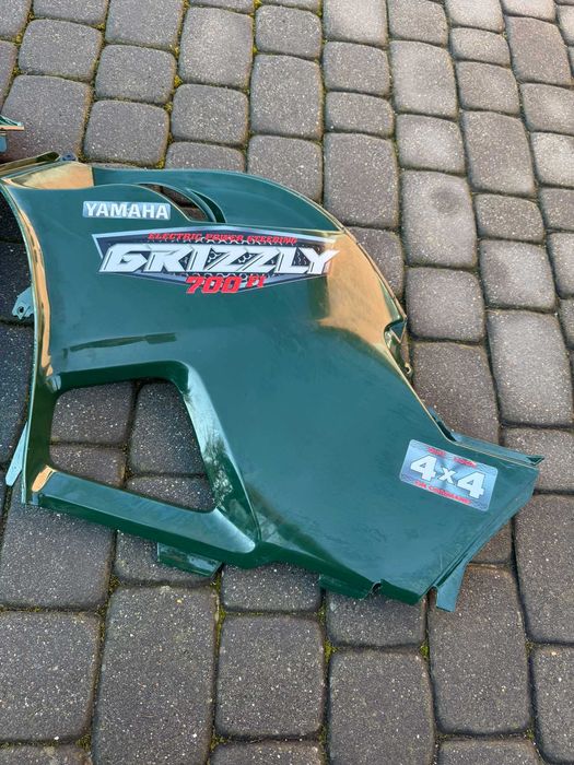 komplet boczki przednie przod oslony baku yamaha yfm 550 / 700 grizzly