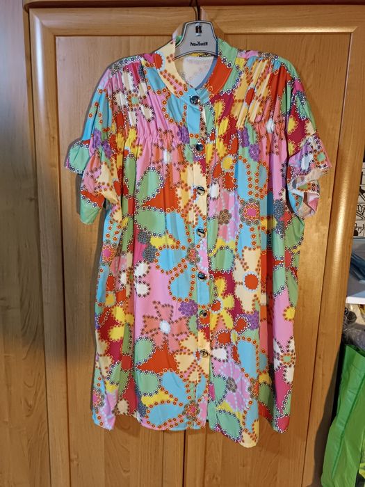 Zwiewna letnia sukienka oversize