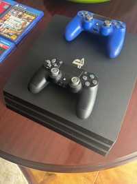 Vendo Playstation 4 PRO (1 TB) + 2 comandos originais + jogos