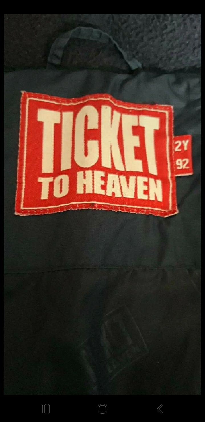 Zimowa kurtka Ticket to Heaven, rozmiar 92, chłopięca