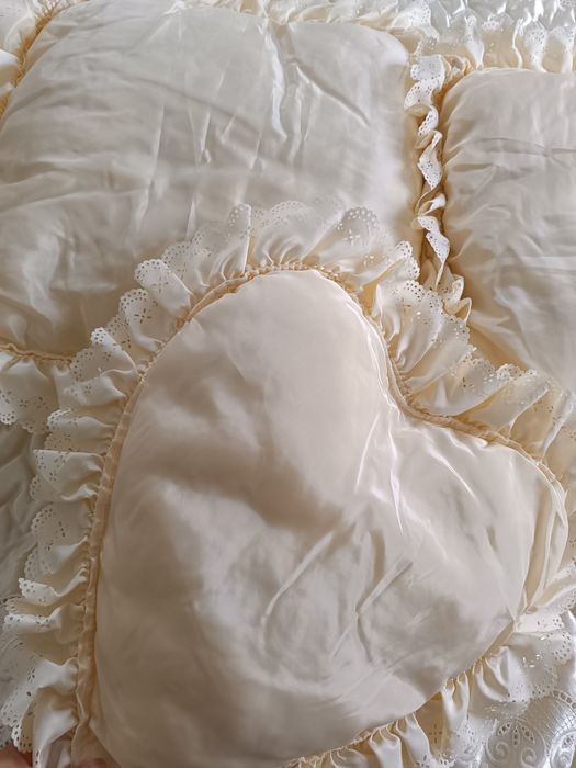 Conjunto de decoração cama de casal (como novo)