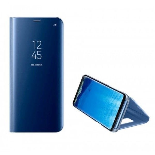 Etui Clear View Iphone 12 6,7" Pro Max Niebieski/Blue