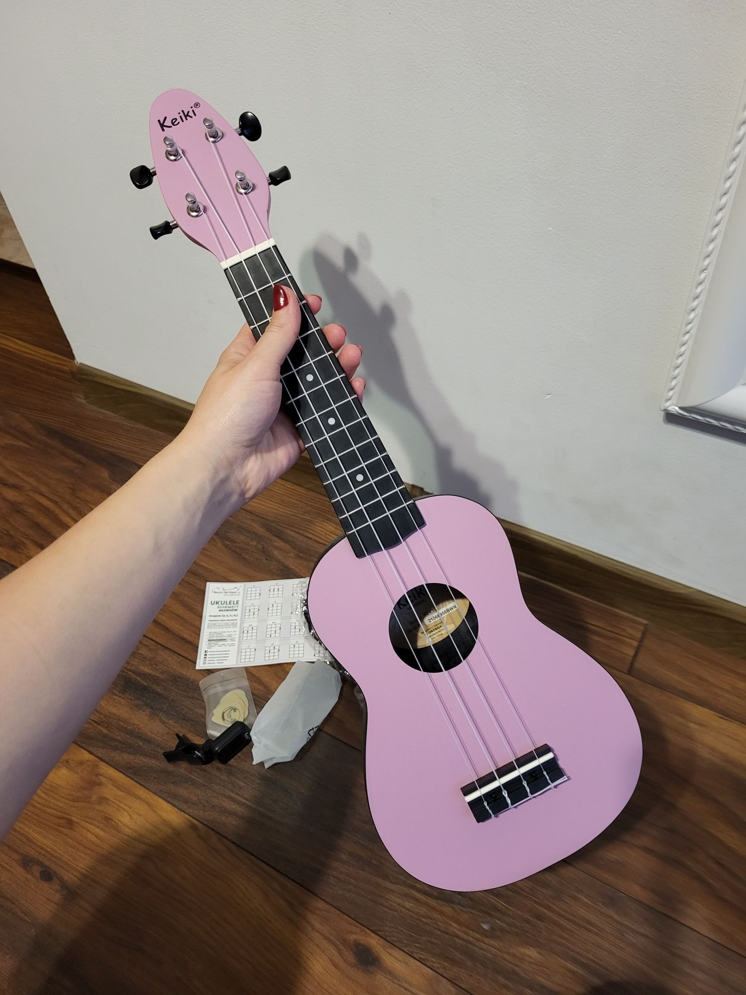 Fairy Dust Ukulele sopranowe w pokrowcu i z zestawem akcesoriów