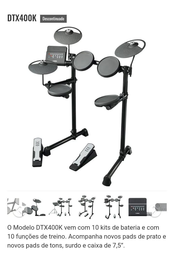 Bateria Eléctrica Yamaha DTX400K