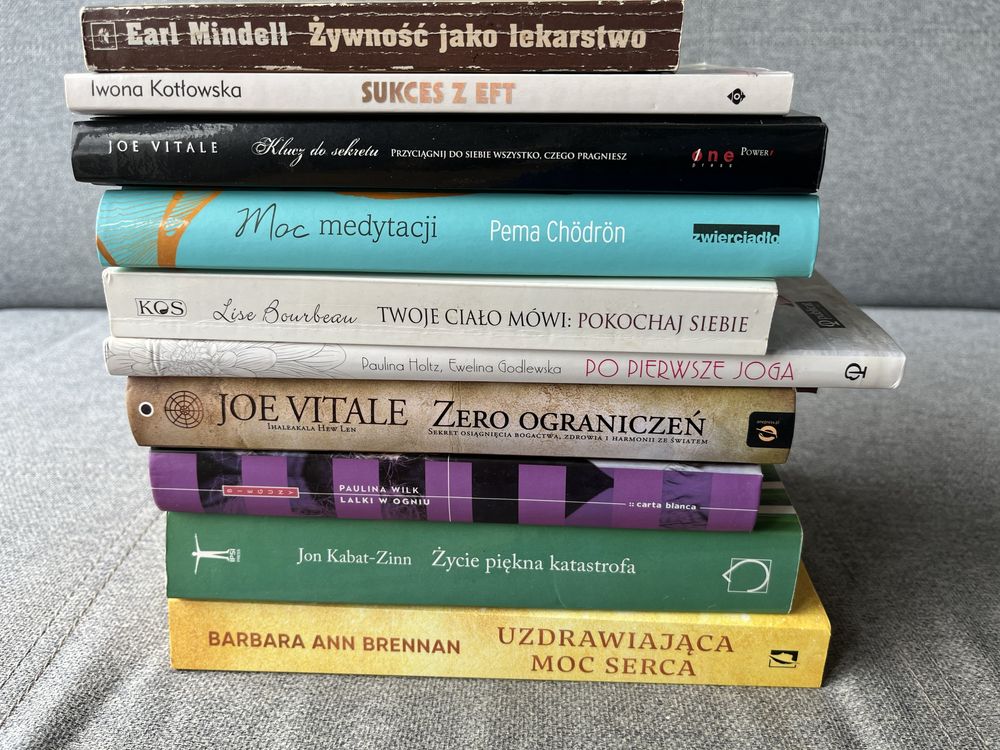 Pakiet 10 książek świadomościowych po 20 zł
