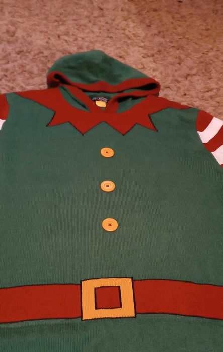 Świąteczny sweter sweterek ELFA  rozmiar 2XL