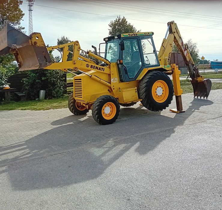 Koparko-ładowarka Fiat nie Jcb cat 4x4 teleskop powershift prywatnie