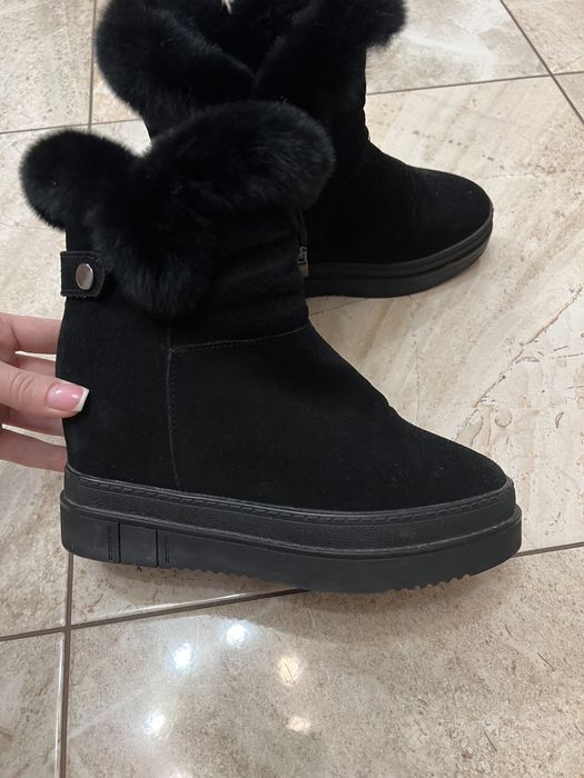 Черевики Ботінки замшеві на платформі