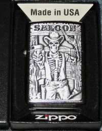 Зажигалка 49298 Zippo SALOON SKULL EMBLEM