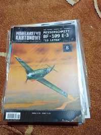 Model kartonowy Messerschmitt Bf-109 E3 1:33 Modelarstwo Kartonowe 8