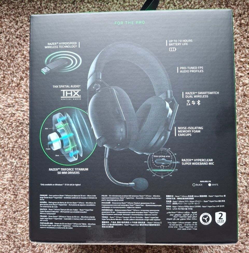 Ігрові Навушники razer blackshark v2 pro rz04-04530100-r3m1 PS/Switch
