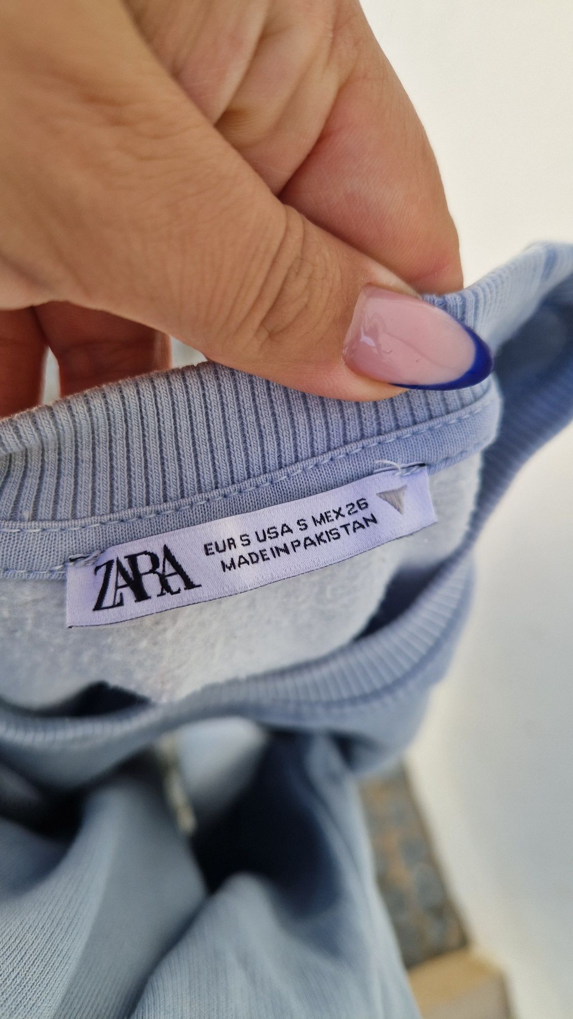 Fato treino azul da Zara