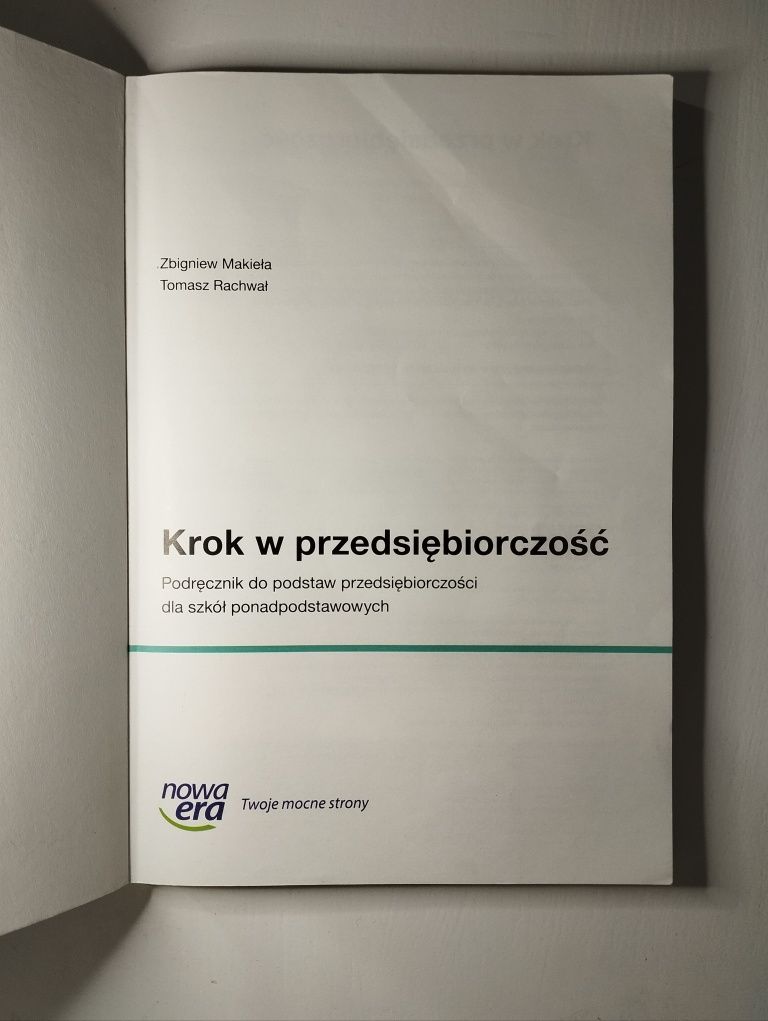 Podręcznik podstawy przedsiębiorczości