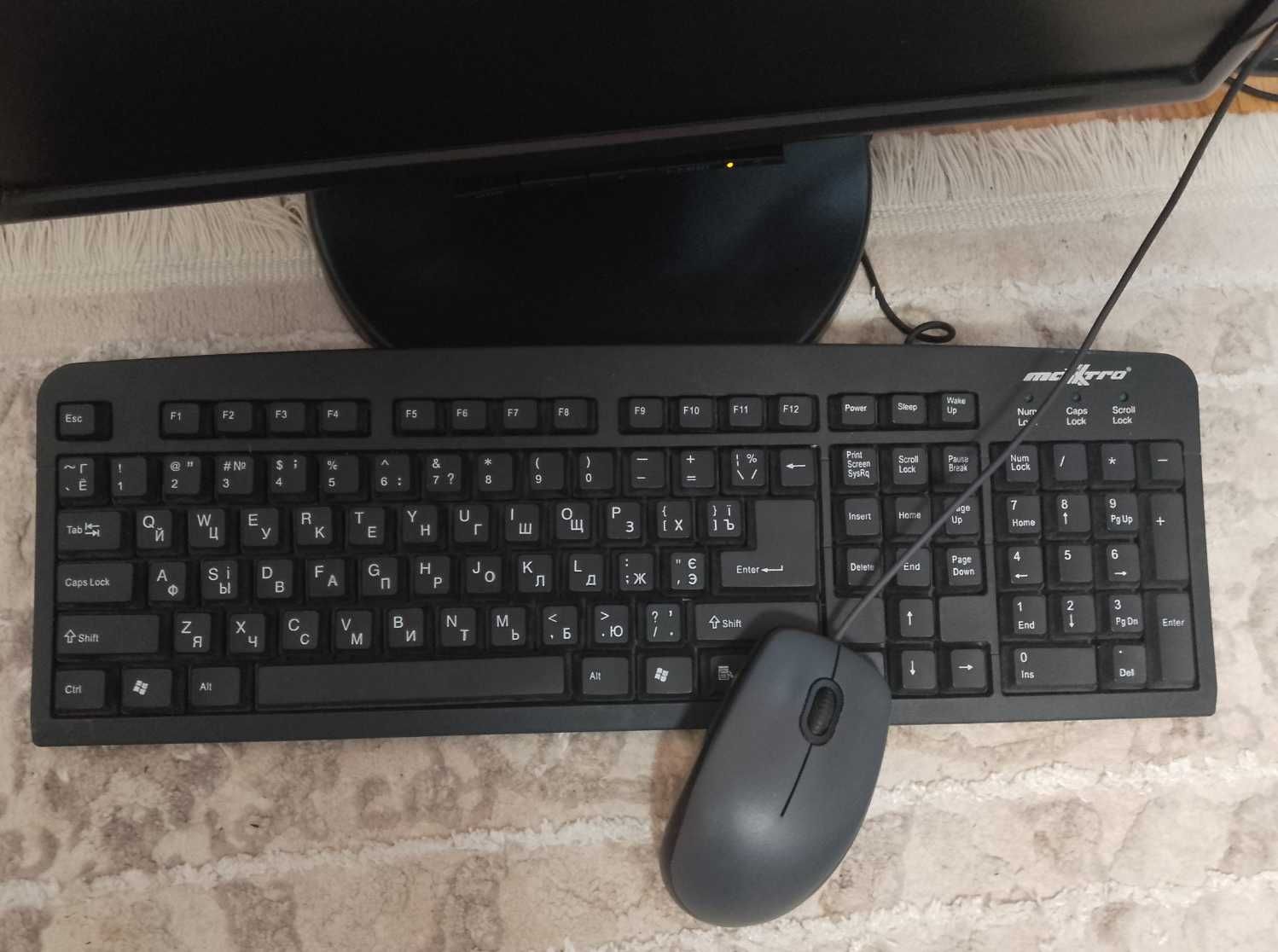 ПК (i3-610; asus H110M-R; 8Гб ОЗУ; 320 HDD, клава, миша) + NEC 195VXM+
