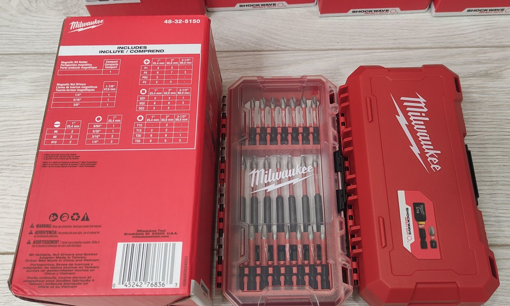 Набір біт Milwaukee 48-32-5150 в PACKOUT в кейсі 100 шт