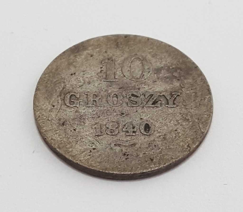10 Groszy Polskich 1840 rok - Mennica Warszawska - Zabór Rosyjski