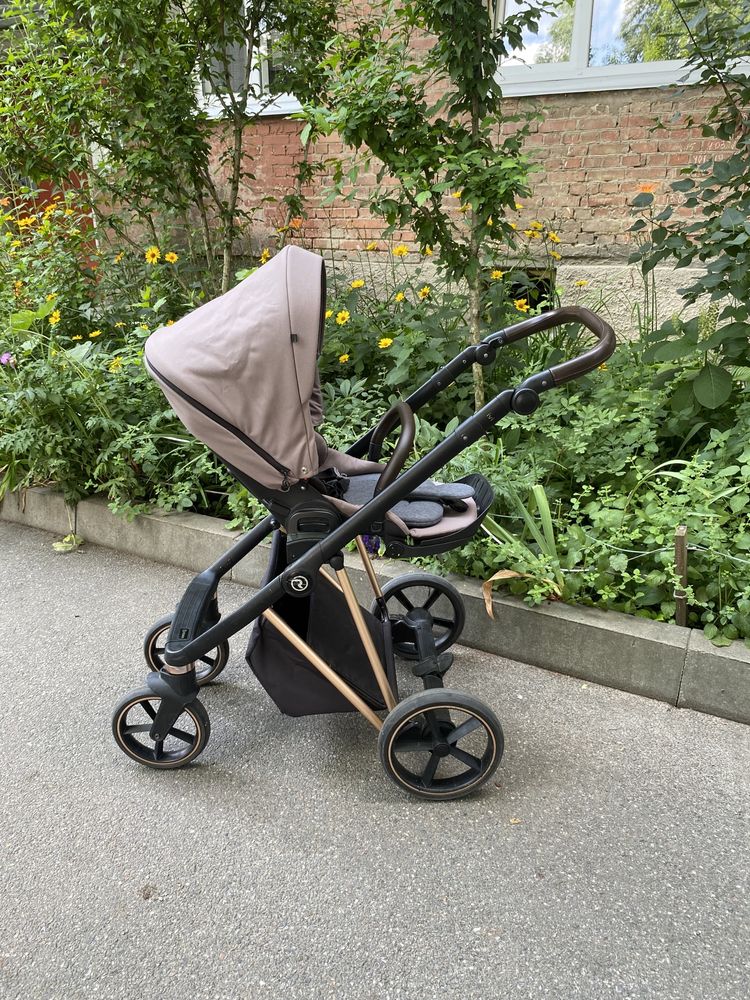Коляска 2 в 1 Roan Ivi Cocoa Rose Gold