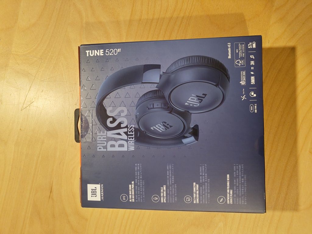 JBL Tune 520bt granatowe