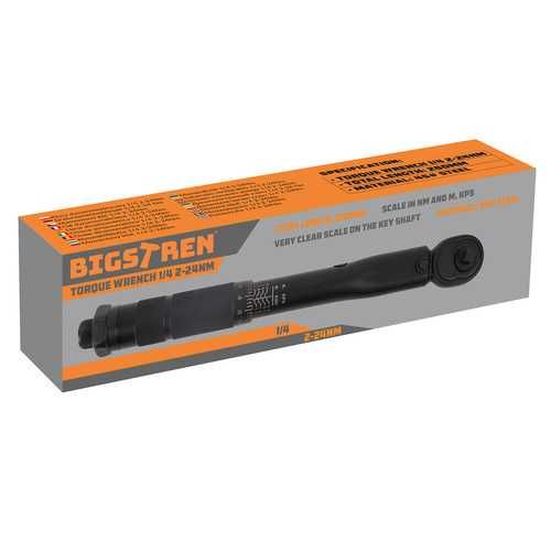 Klucz dynamometryczny 1/4 2-24Nm Bigstren