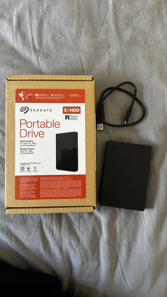 External Drive 5TB HDD (Perfeito estado)