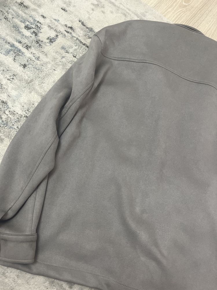 Мужская серая рубашка Zara