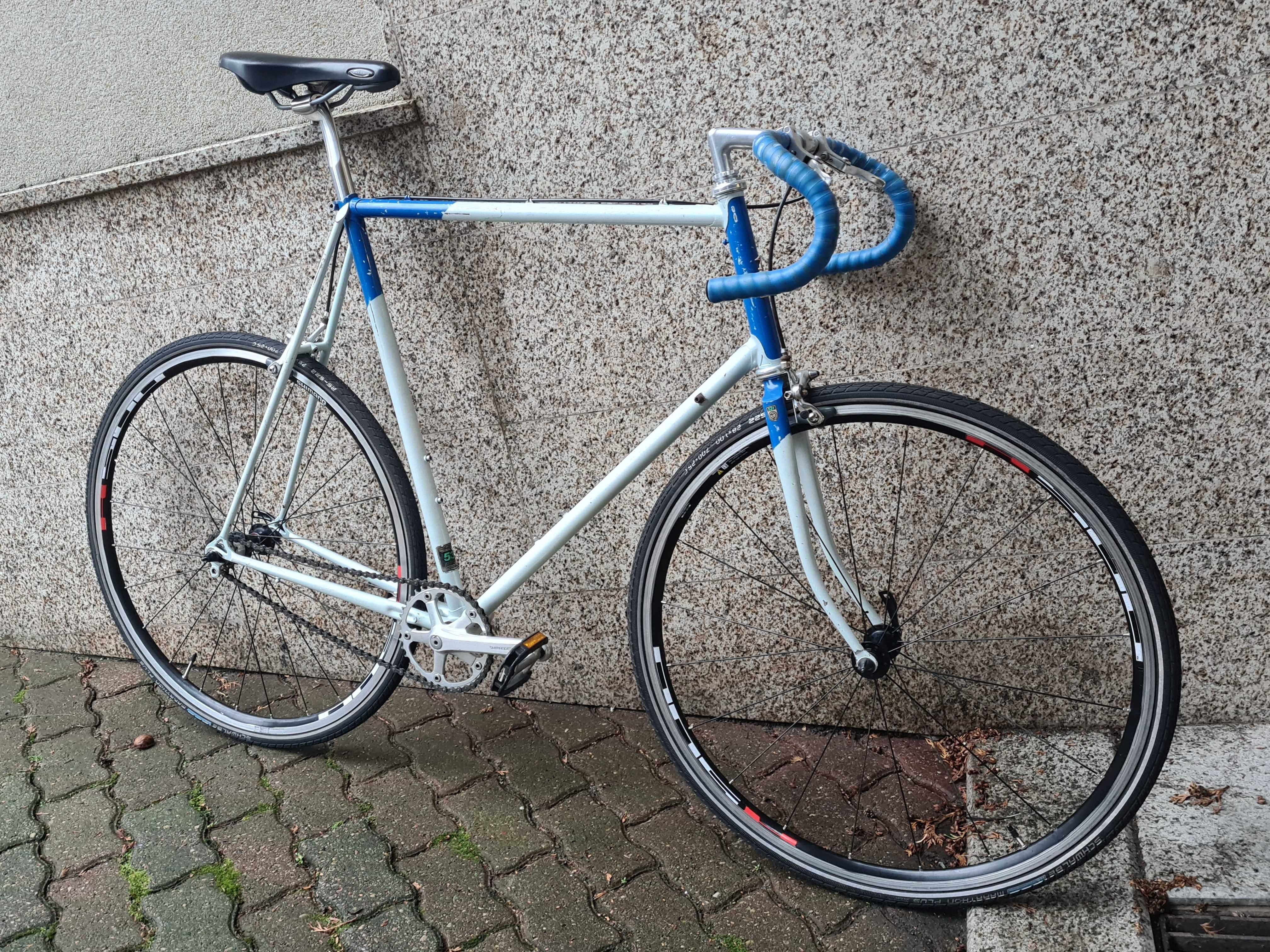 Raleigh single speed ostre kolo shimano duża kolarzówka rower peugeot