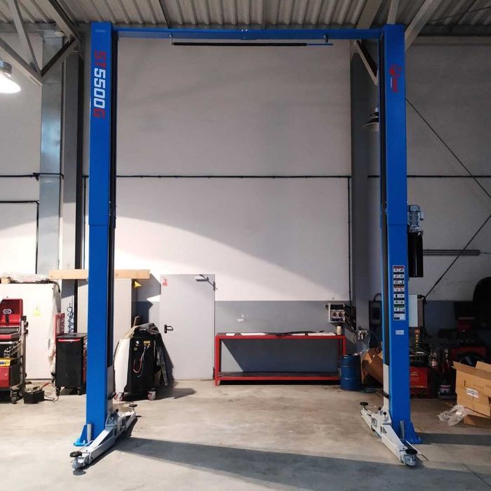 Podnośnik dwukolumnowy łączony górą 5,5T 1900mm 400V MELL PRO