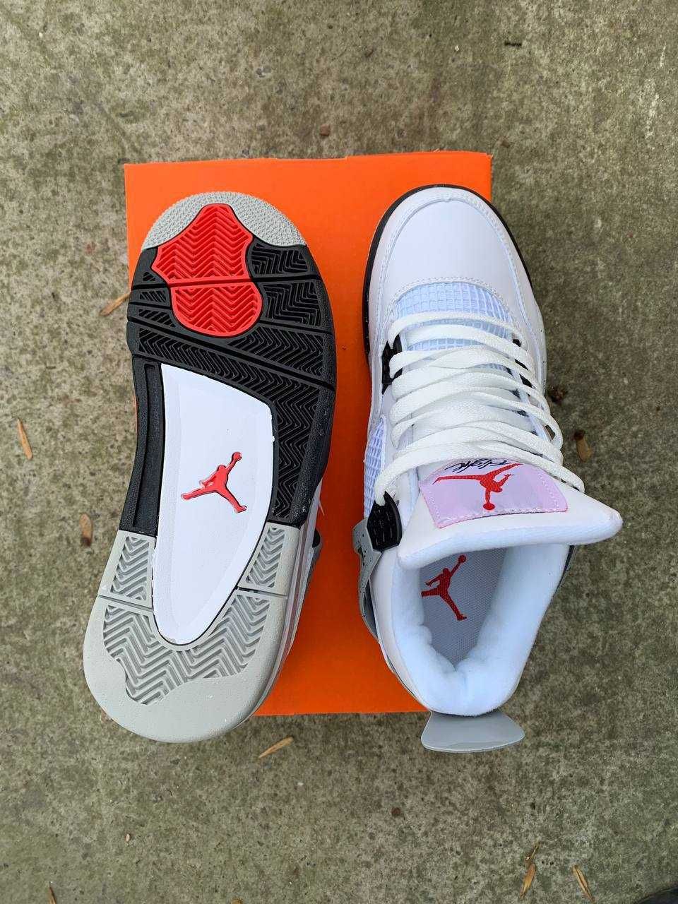 Obuwie męskie Air Jordan 4 Retro OG 'White Cement' męskie buty 41-45