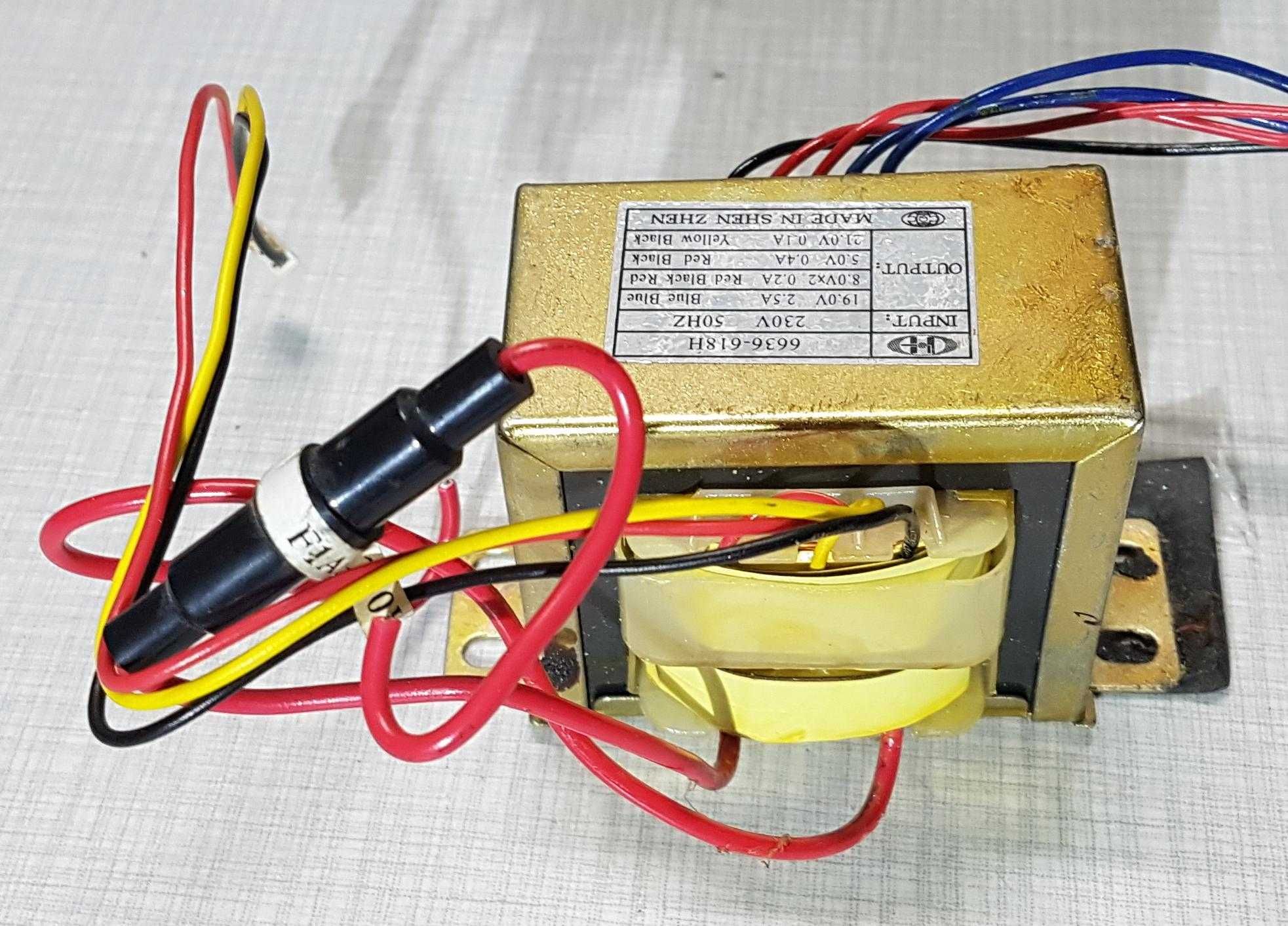 Transformator 230V/5V/8V/19V/21V trafo 6636 Shen Zhen