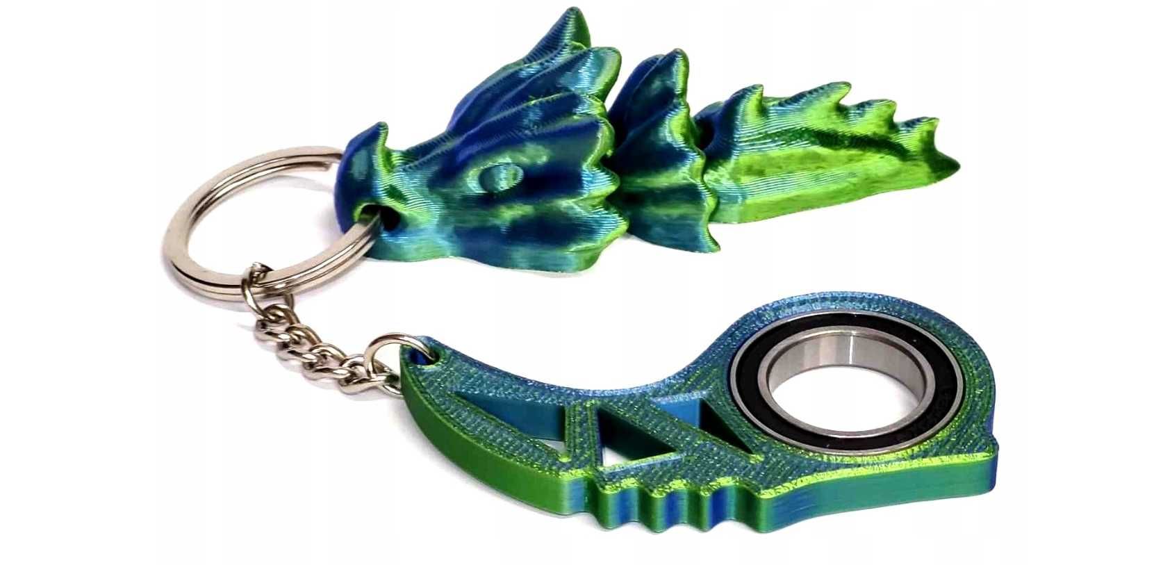 Keyrambit Brelok Fidget Spinner Lagoon - Klasyczny + Flexi Czaszka