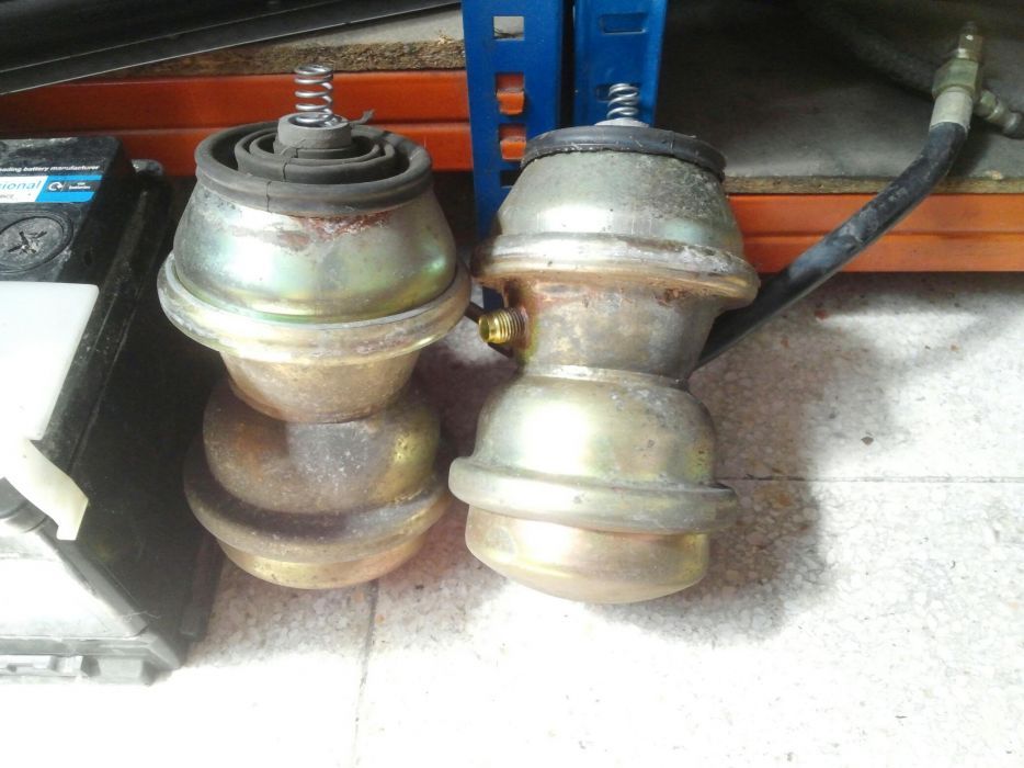 Elementos suspensão hidrolastic / hidragas mg f mgf / metro / tf