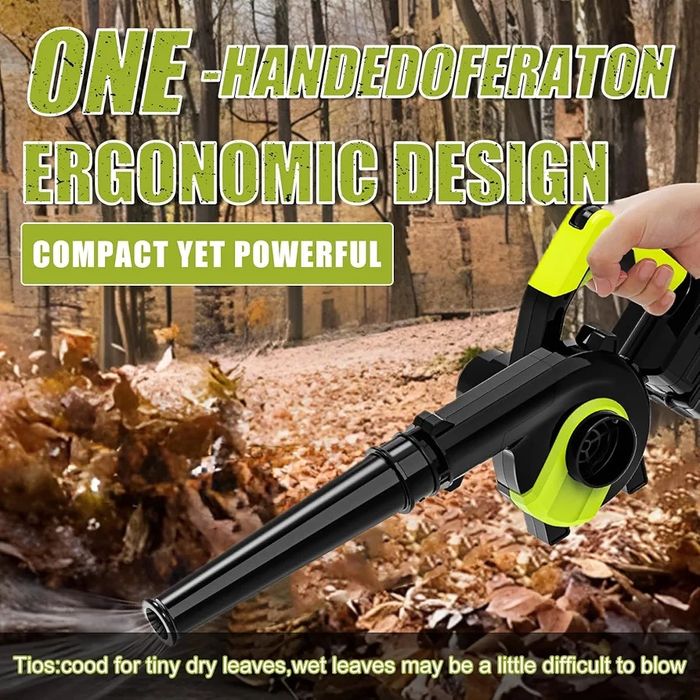 Bezprzewodowa dmuchawa/odkurzacz do liści, kompatybilny z Makita 18V