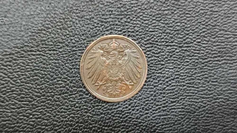 1 Pfennig Cesarstwo Niemcy 1912r.D. Brąz.Monachium