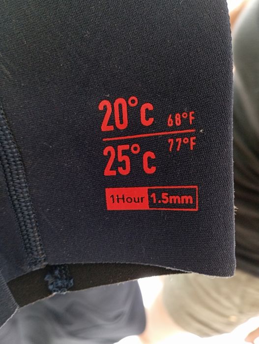 Fato Wetsuit Curto OLAIAN Tamanho S - NOVO