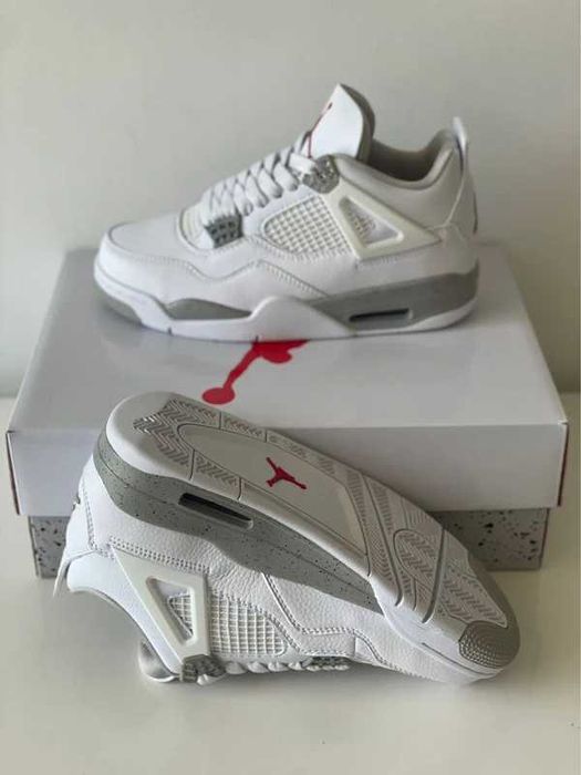 Buty Trampk Jordan 4 Retro White Oreo R.39