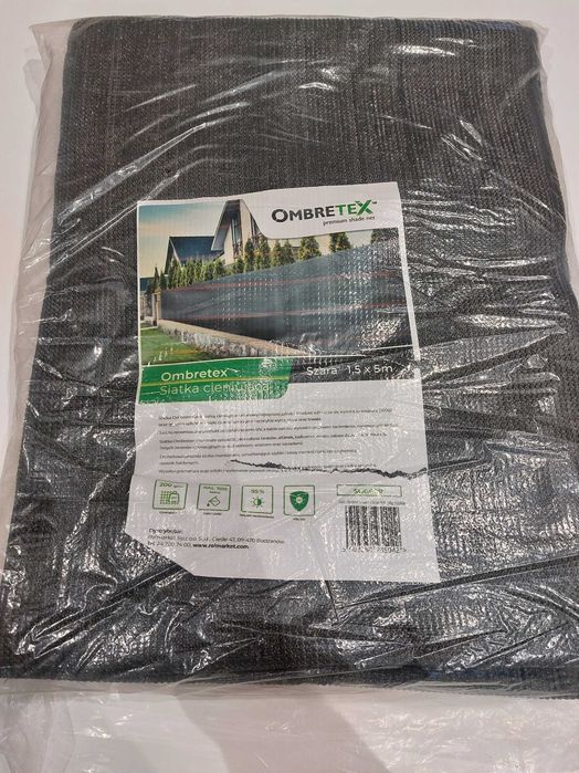 Ombretex Siatka cieniujaca 1x5m kolor grafitowy