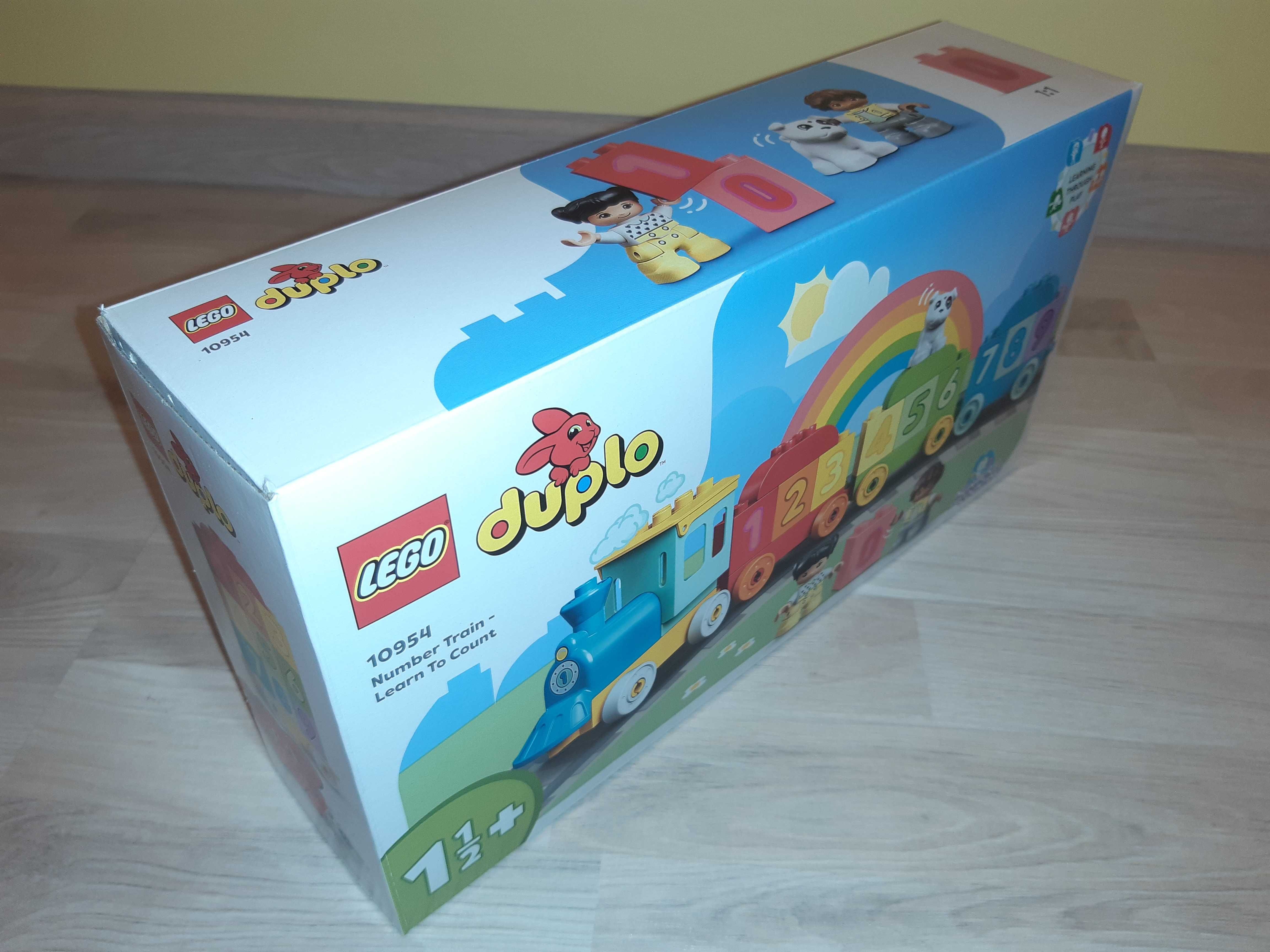 Puste pudełko Lego Duplo + instrukcja zestaw 10954 Number Train