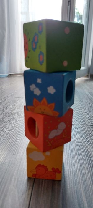 ClassicWorld sensoryczne drewniane klocki dla małych odkrywców
Classic