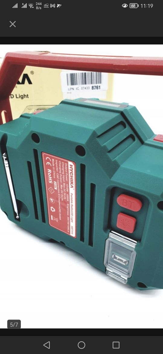 Nowe Radio hychika bluetooth LED