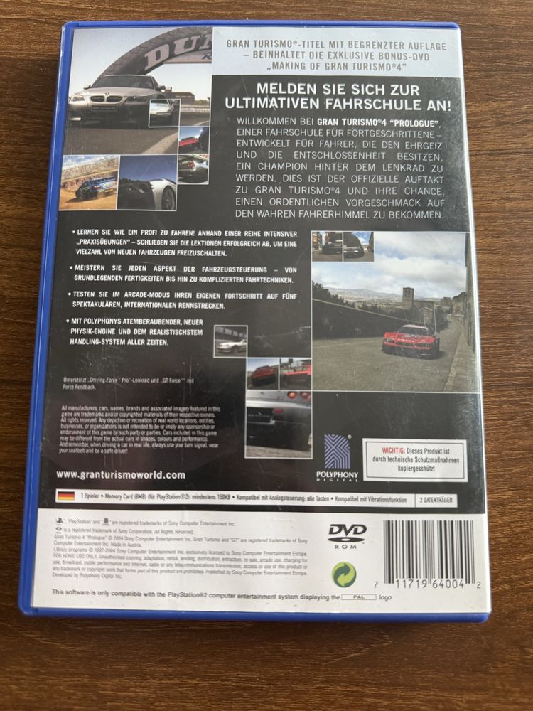 Gran turismo prologue 4 Playstation 2