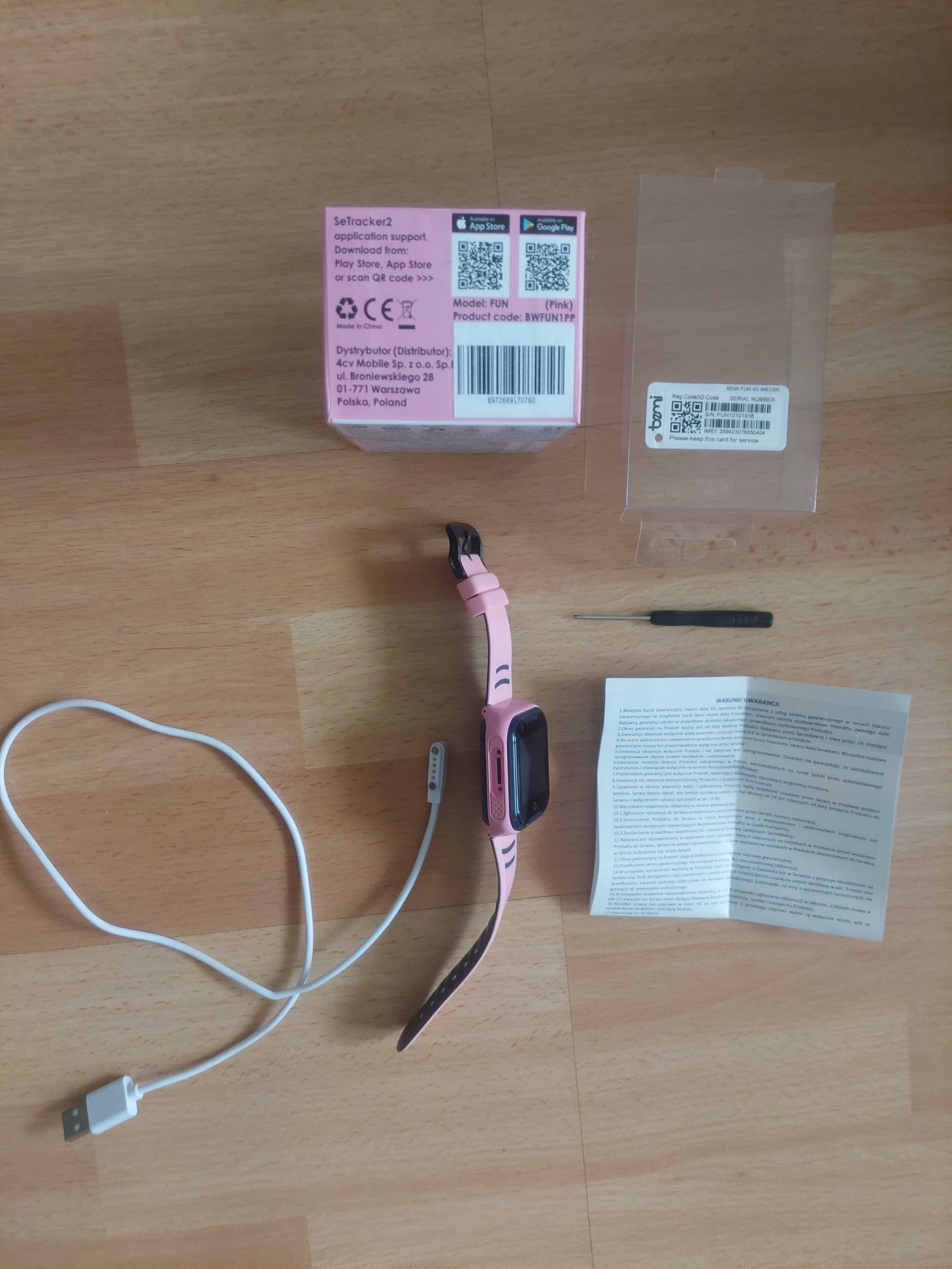 BEMI FUN code BWFUN 1PP smartwatch zegarek dziecięcy