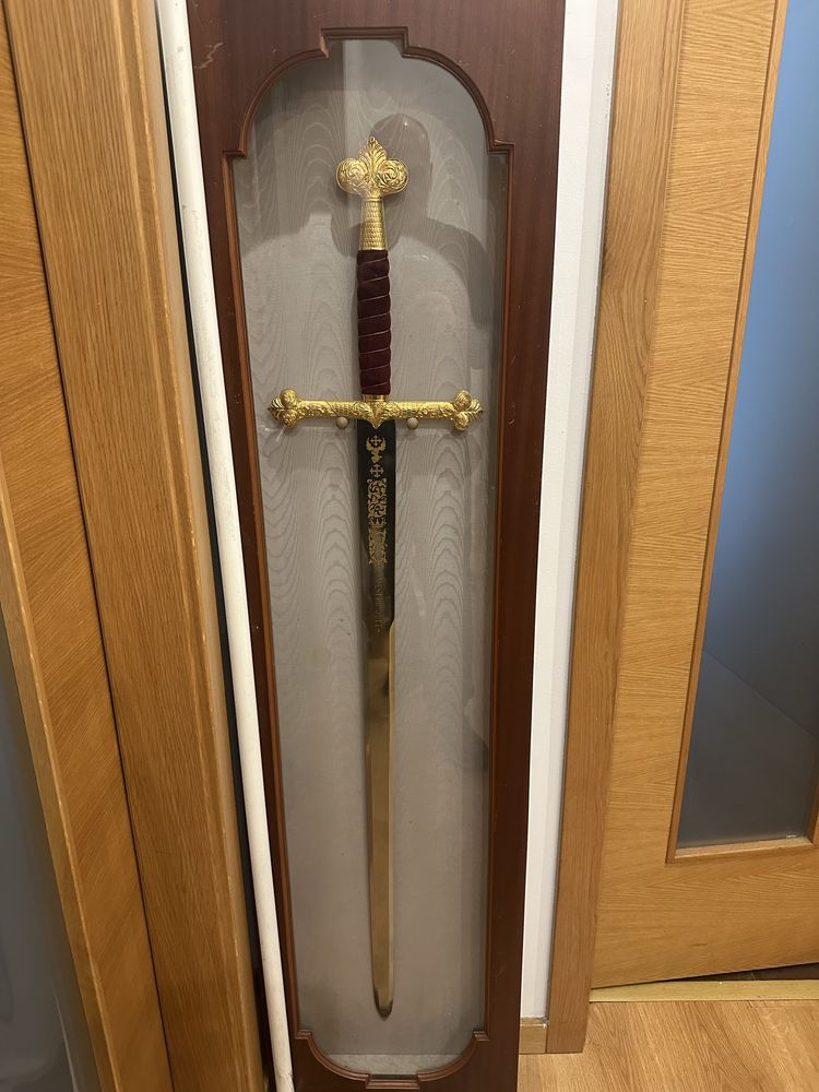 Replica de espada tamanho e peso