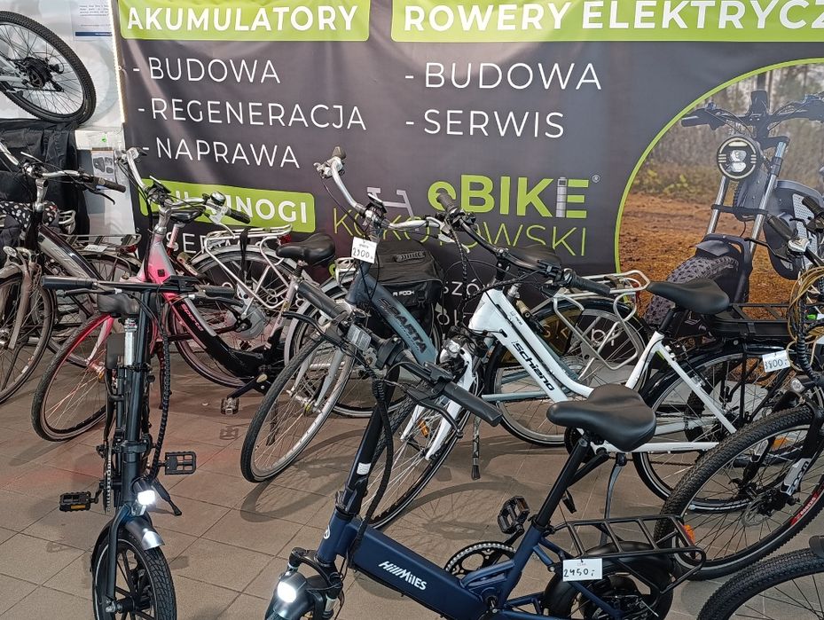 Rower elektryczny mini skladak