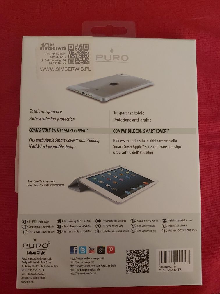 Etui magnetyczne ipad mini Puro