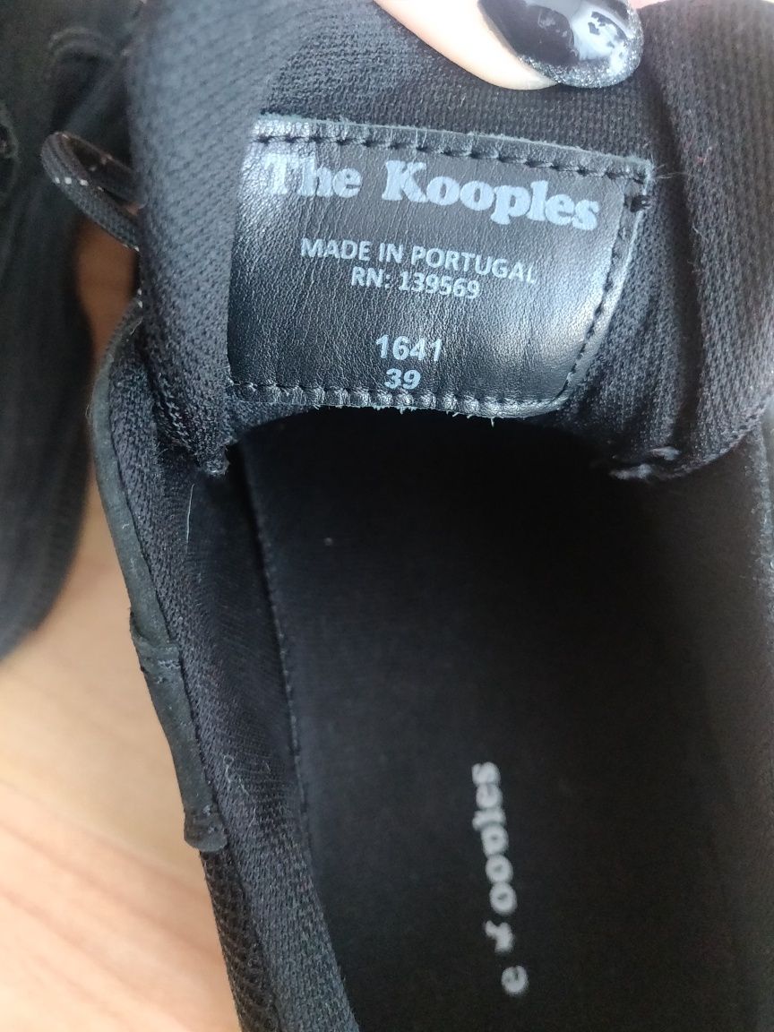 Skórzane sneakersy the kooples