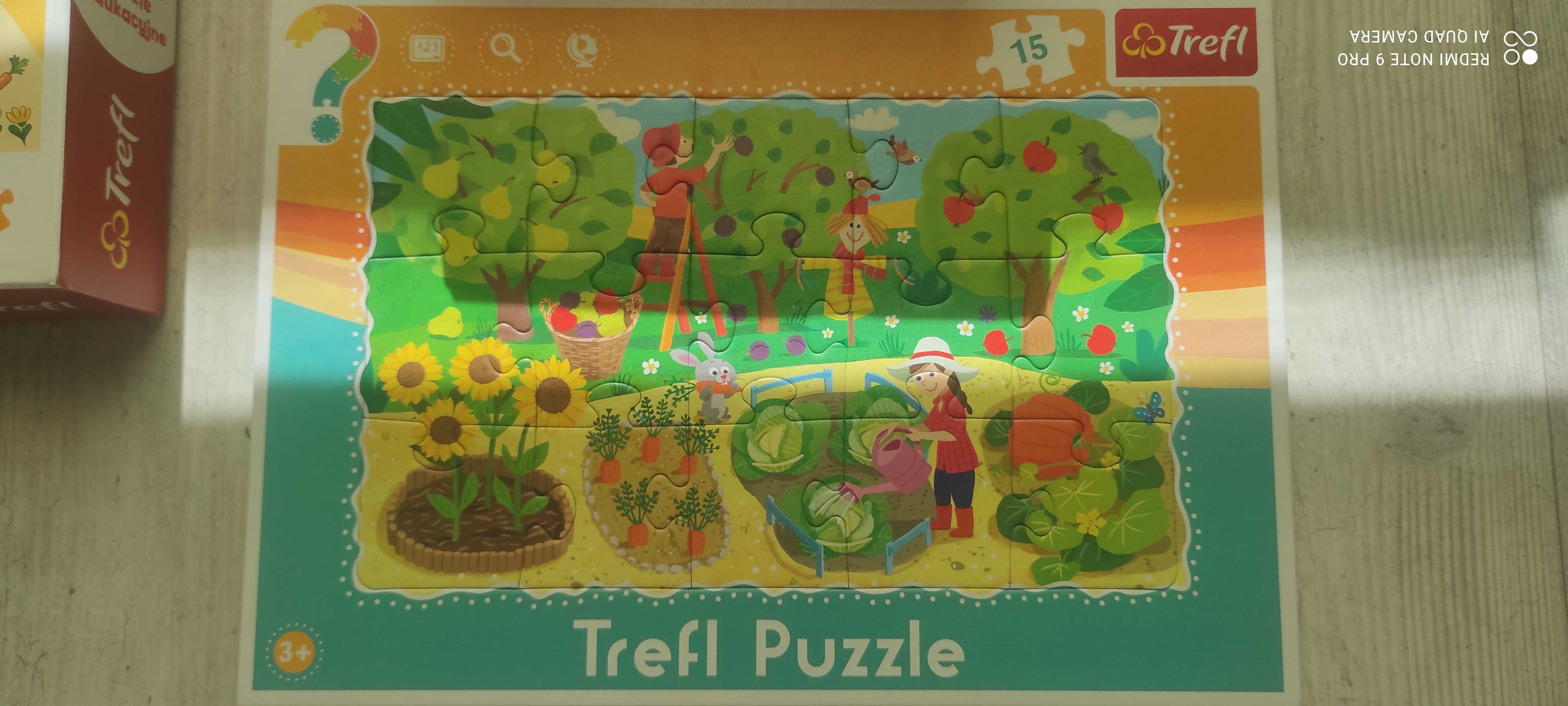 Puzzle układanki 3+