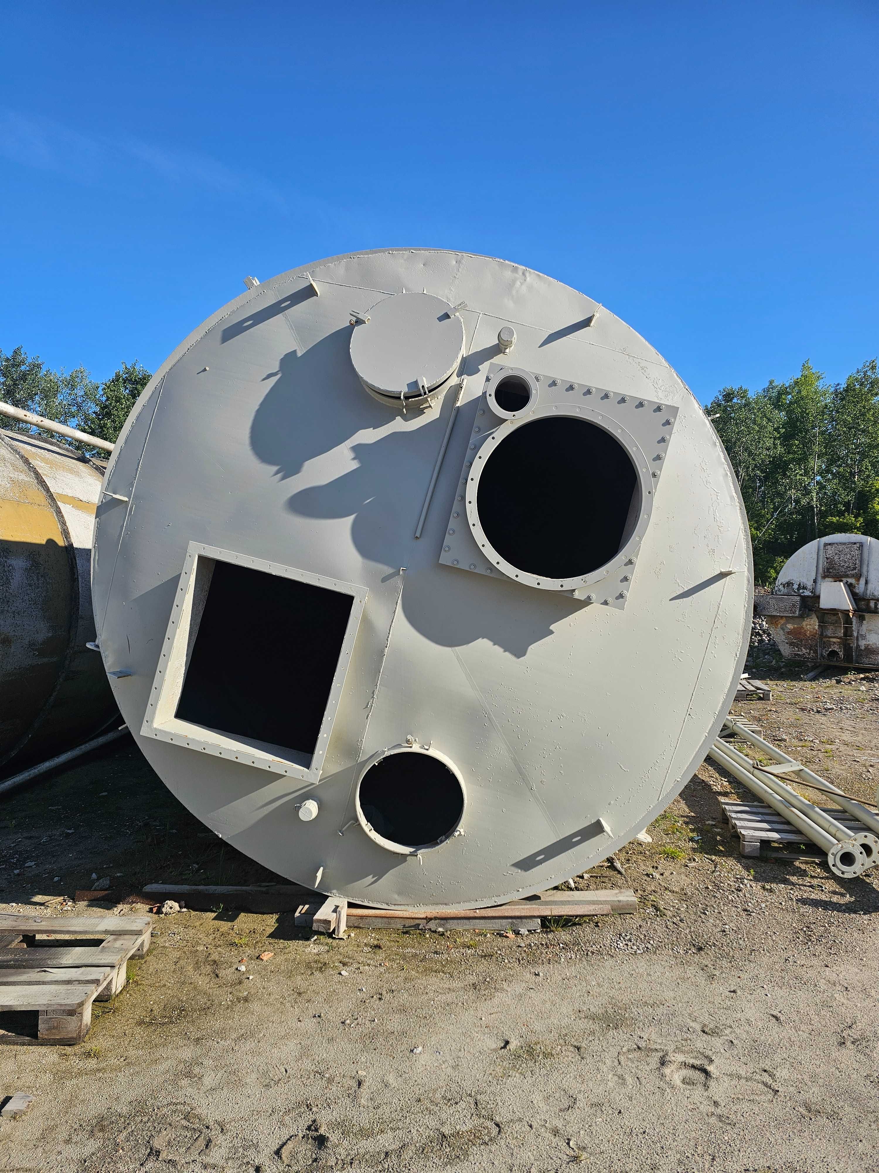Silos cementu 100T, popiół , wapno, materiały sypkie, osprzęt